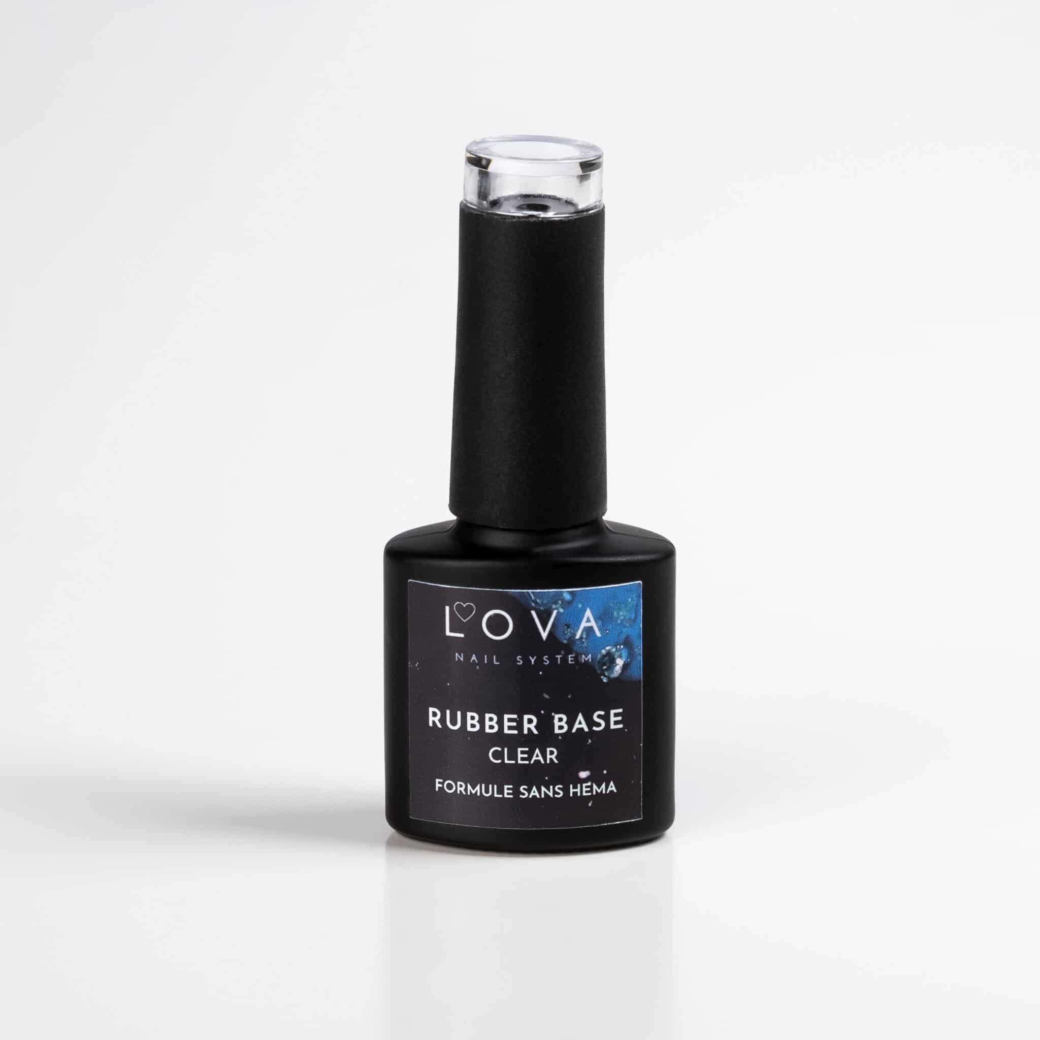 Rubber base clear sans Hema 7,3 ml Dépose et Préparation, Gels de