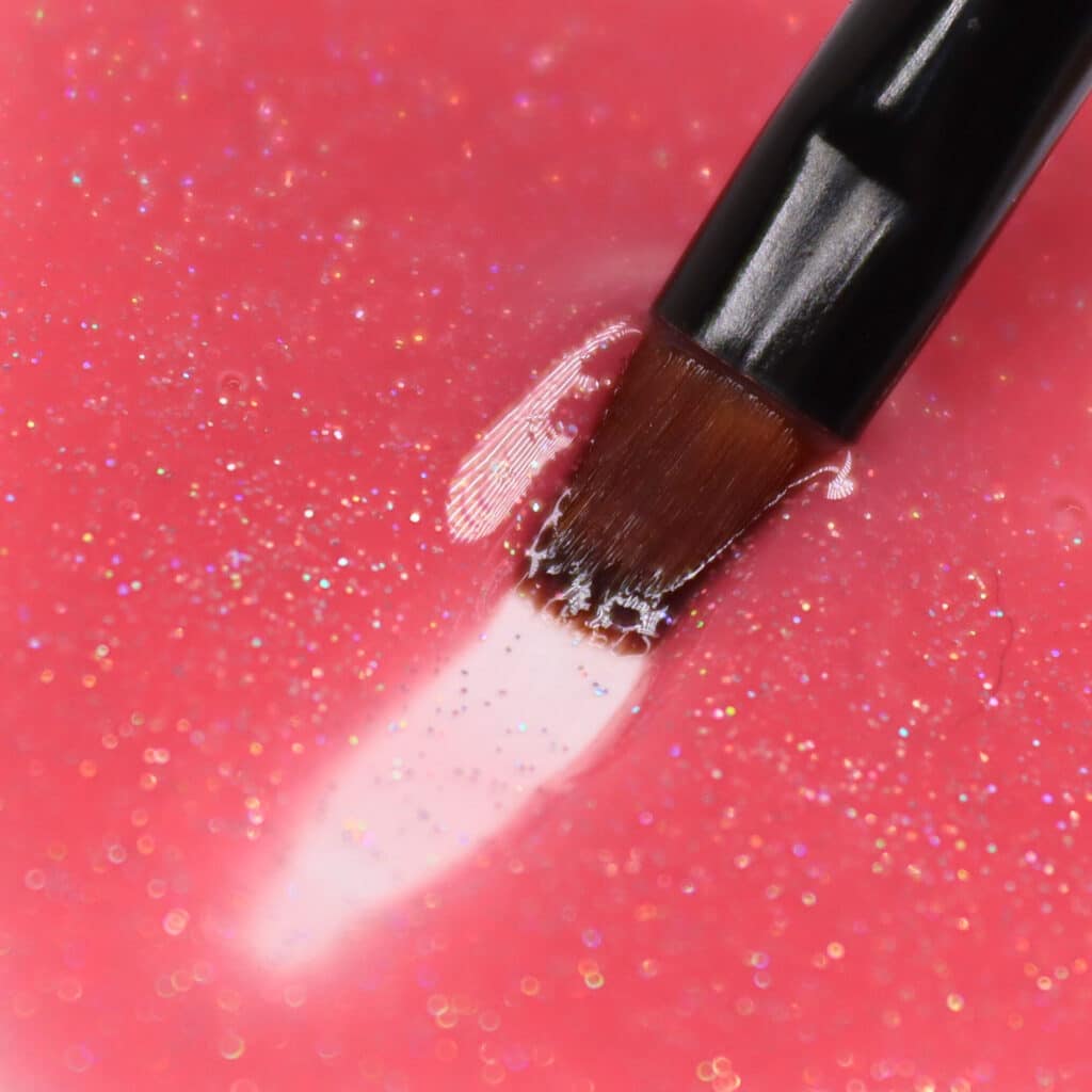 macro salon builder shimmer pinky