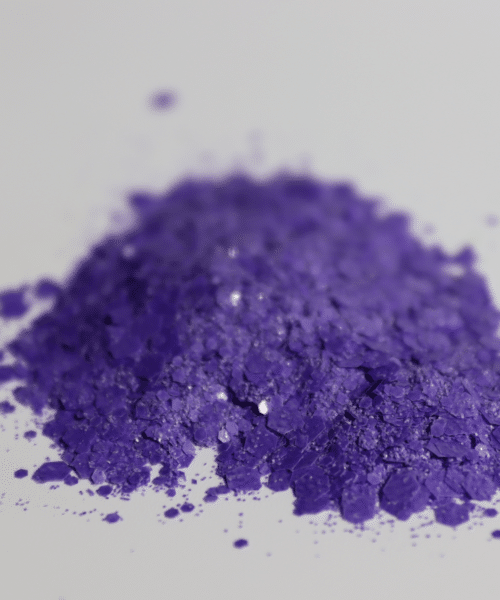 macro flat shimmer purple