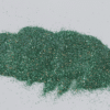 macro des micro paillettes pixie dust vertes