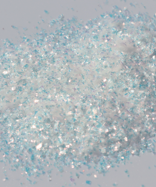 macro paillettes bleues snowfall sparkle