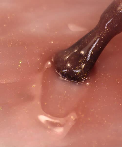 poly acrylgel glitters nude