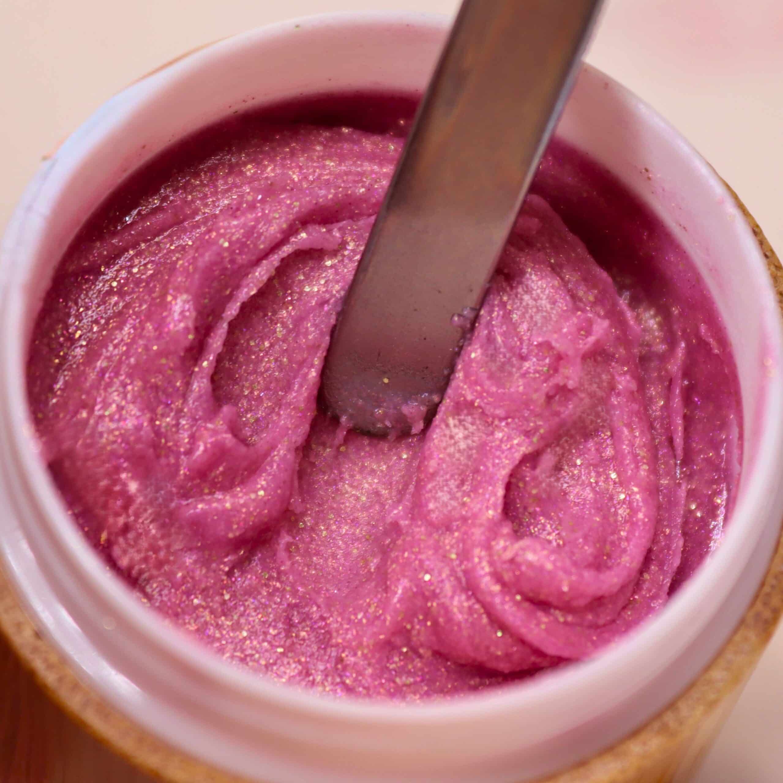 acrylgel glitters pinky