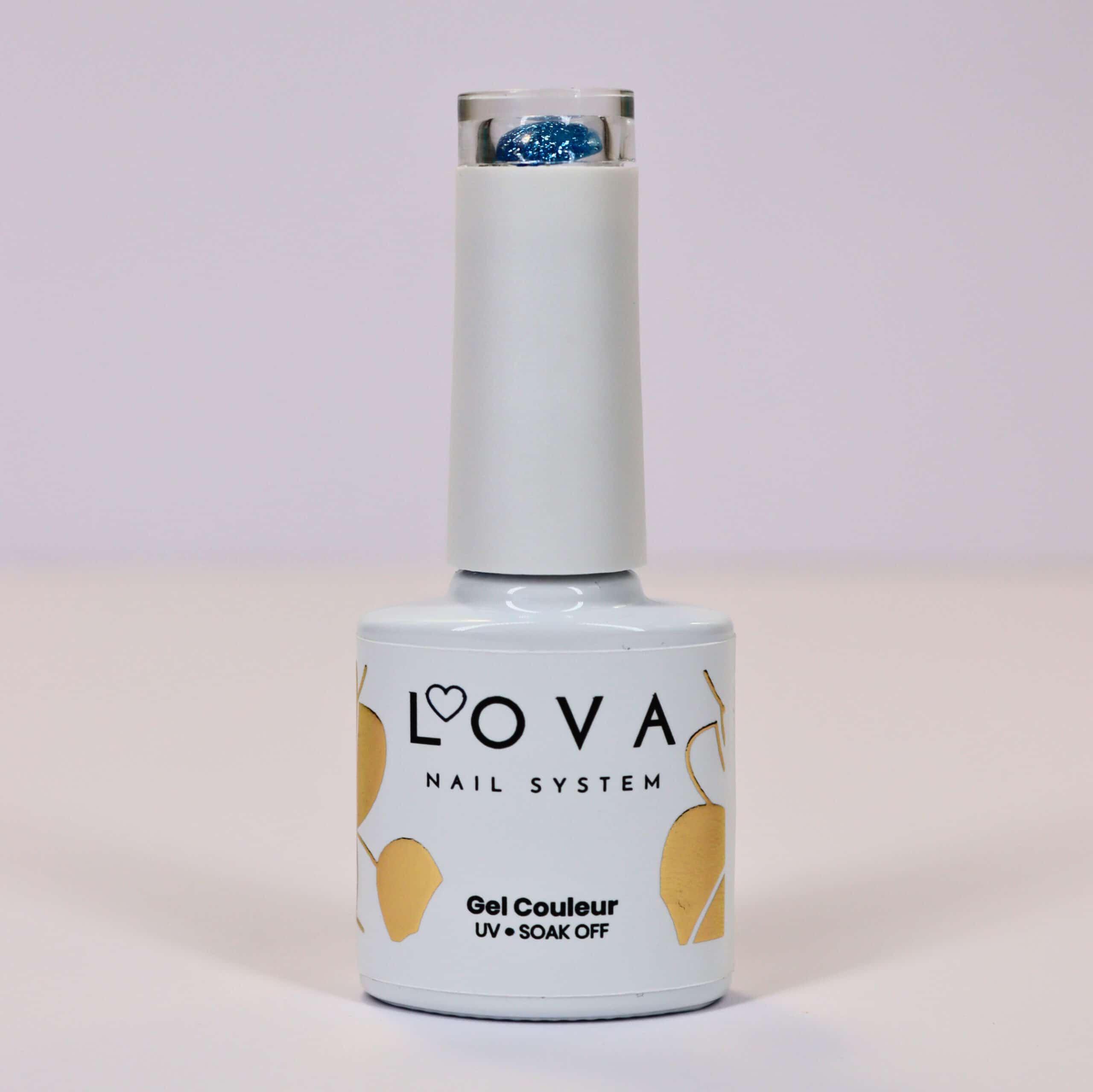 flacon saphir paillette